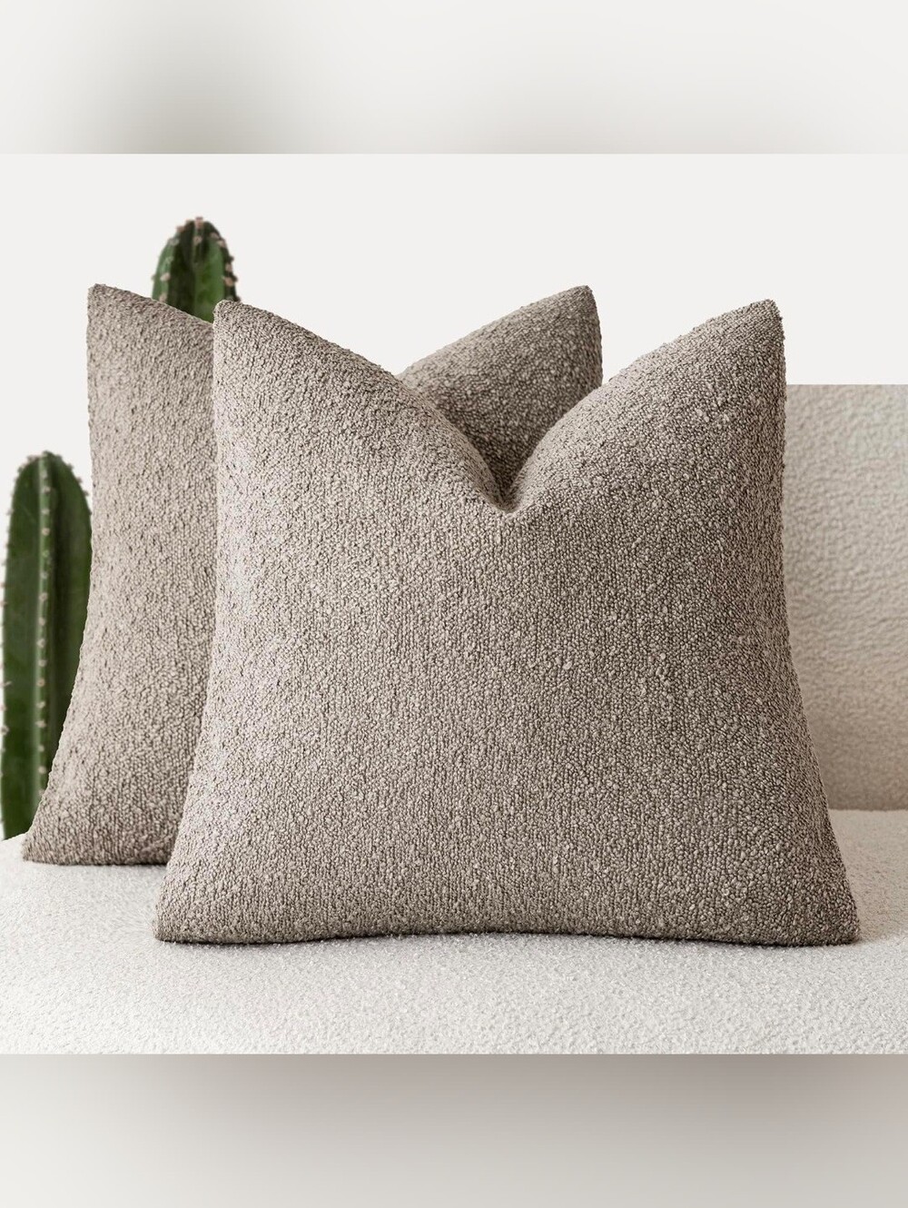 Pair of Large 26" Outdoor/Indoor Pillows – Brand New Covers